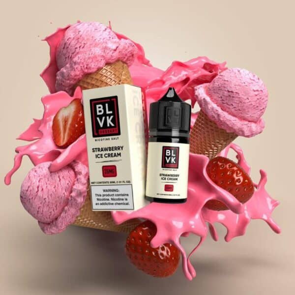 Blvk Dessert – Strawberry Ice Cream – 30ml